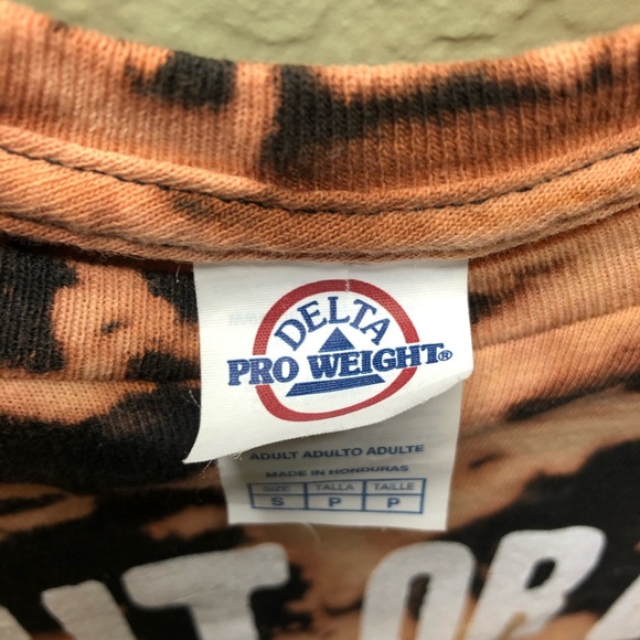 Custom bleached Walking Dead T Shirt - Picture 4 of 4